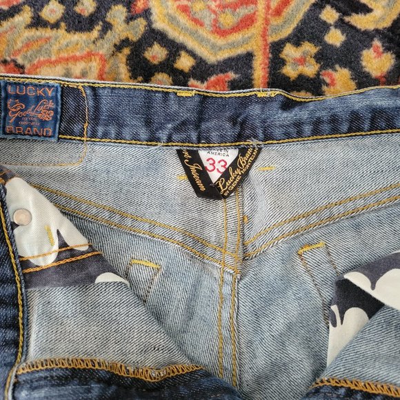 Men's Lucky Brand zippered Jeans - Picture 2 of 7